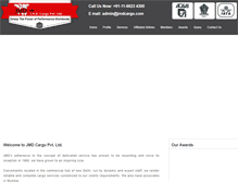 Tablet Screenshot of jmdcargo.com